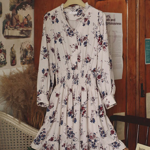 CC289 1컬러 여성 미디 원피스